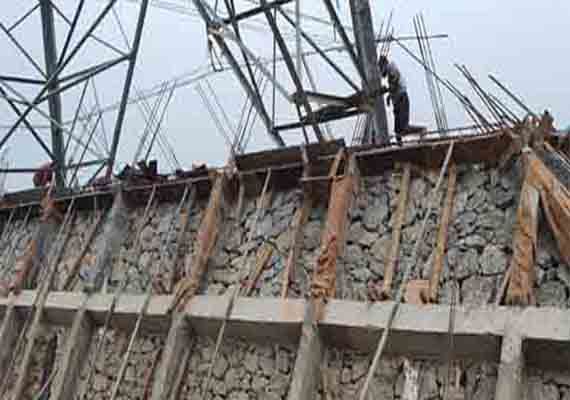 Over Head Power Line Works..