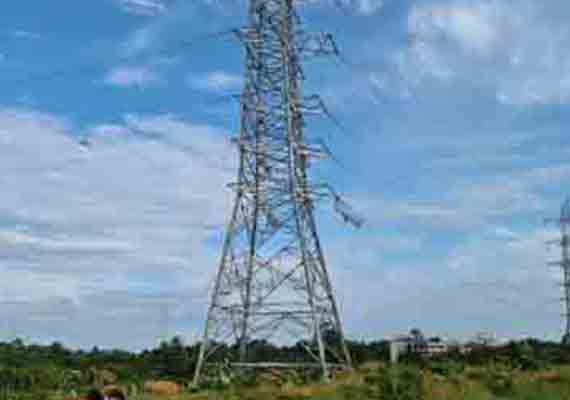 Over Head Power Line Works..